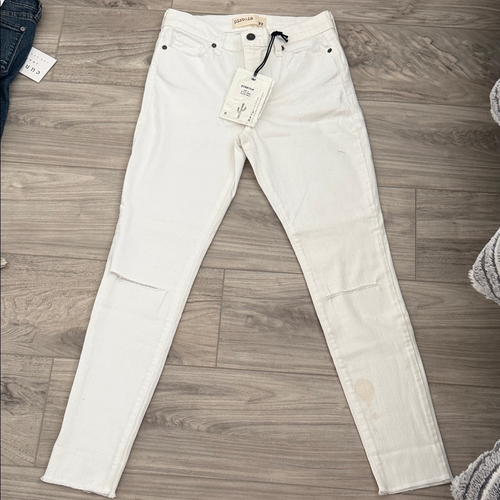 Pistola Skinny White Jeans